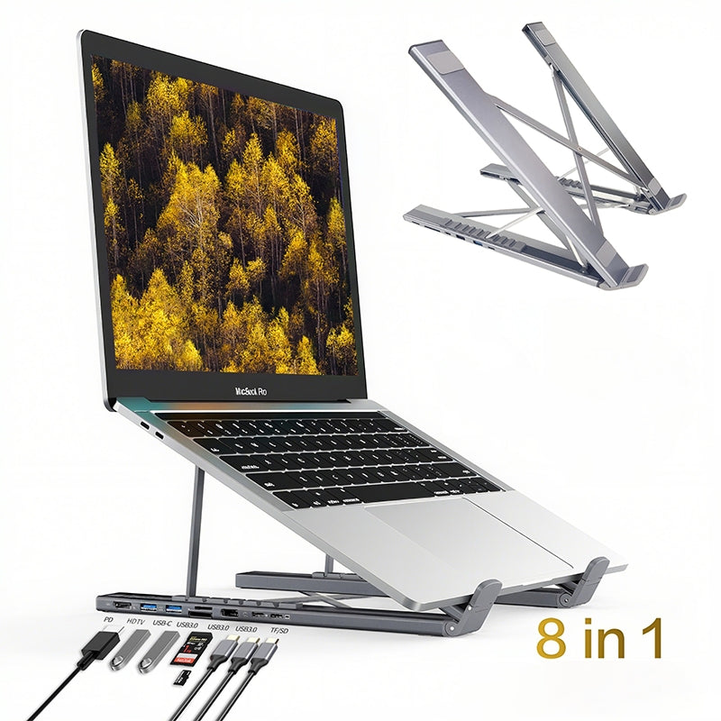 8-in-1 USB-C Laptop Docking Station