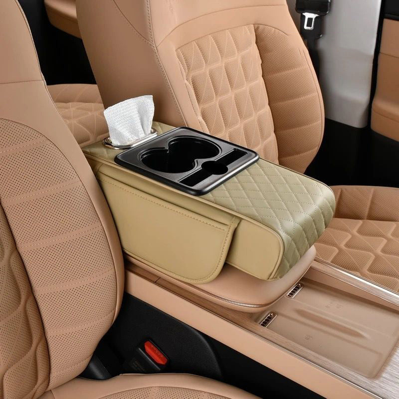 Multifunctional car armrest box pad