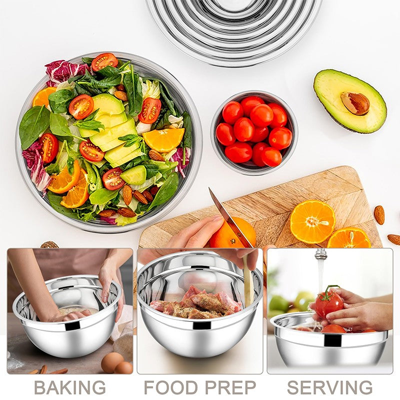 Stainless Steel Mixing Bowls Set