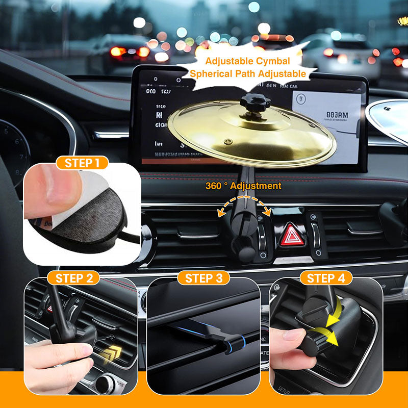 Car Vent Mini Drum Cymbal Accessory