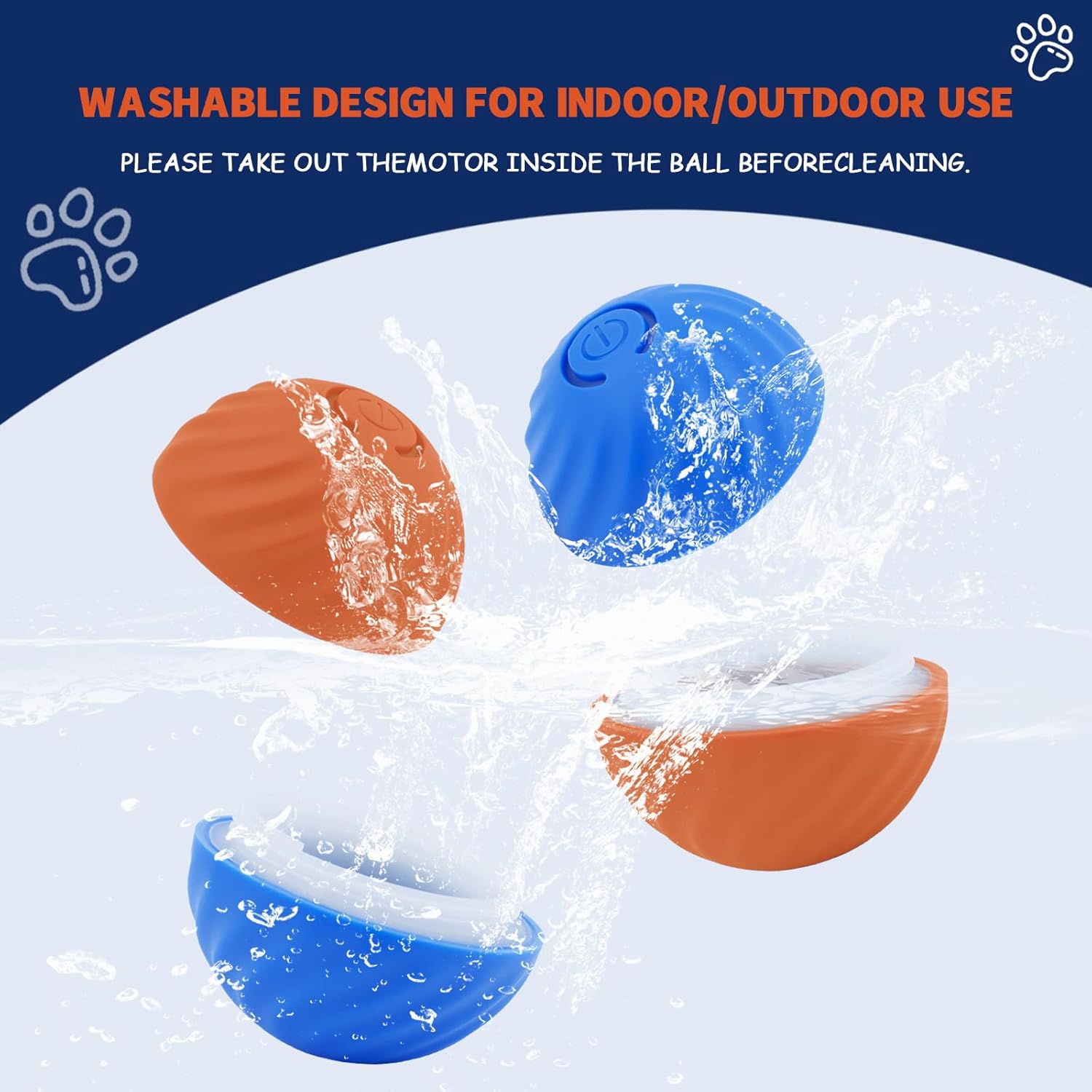 Electric Rolling Pet Toy Ball