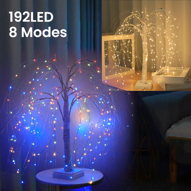 LED Willow Tree Light with 8 Modes