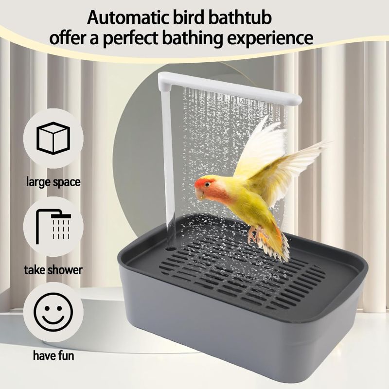Automatic Bird Bath Fountain Box