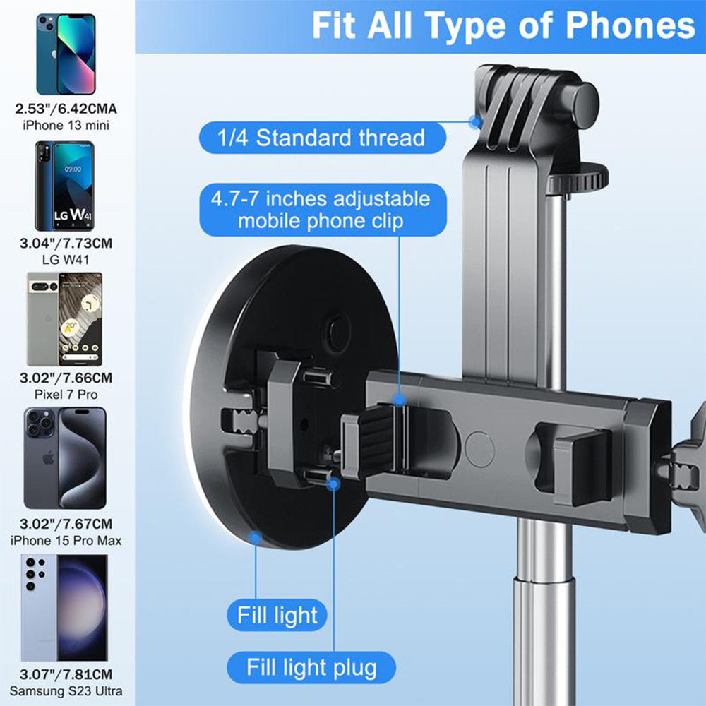 6 In 1 Selfie Tripod Lights