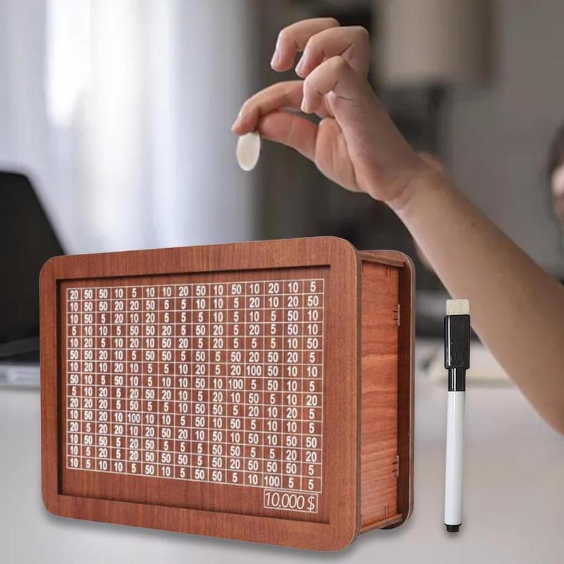 Wooden Cash Saving Box