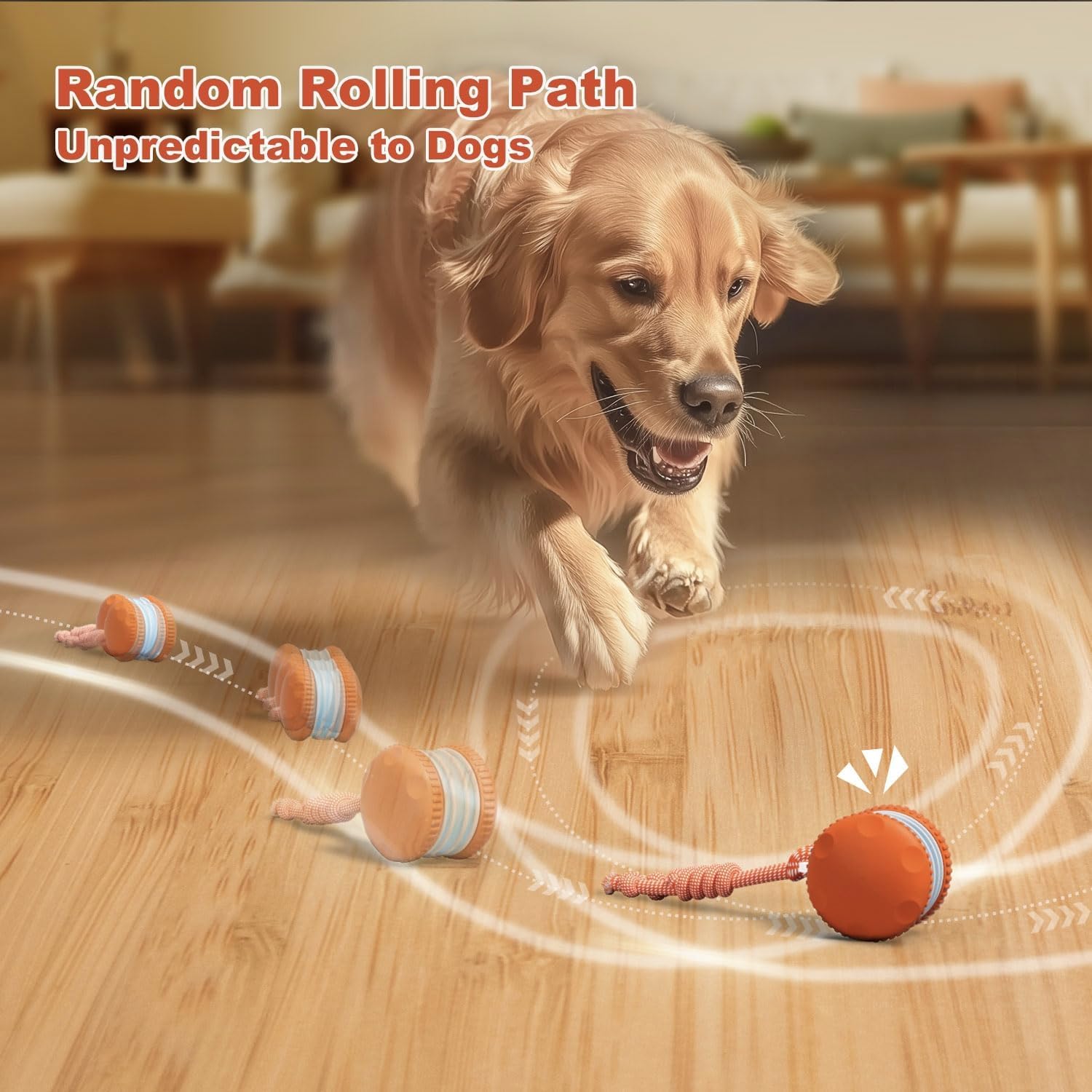 Interactive Automatic Dog Toy Ball