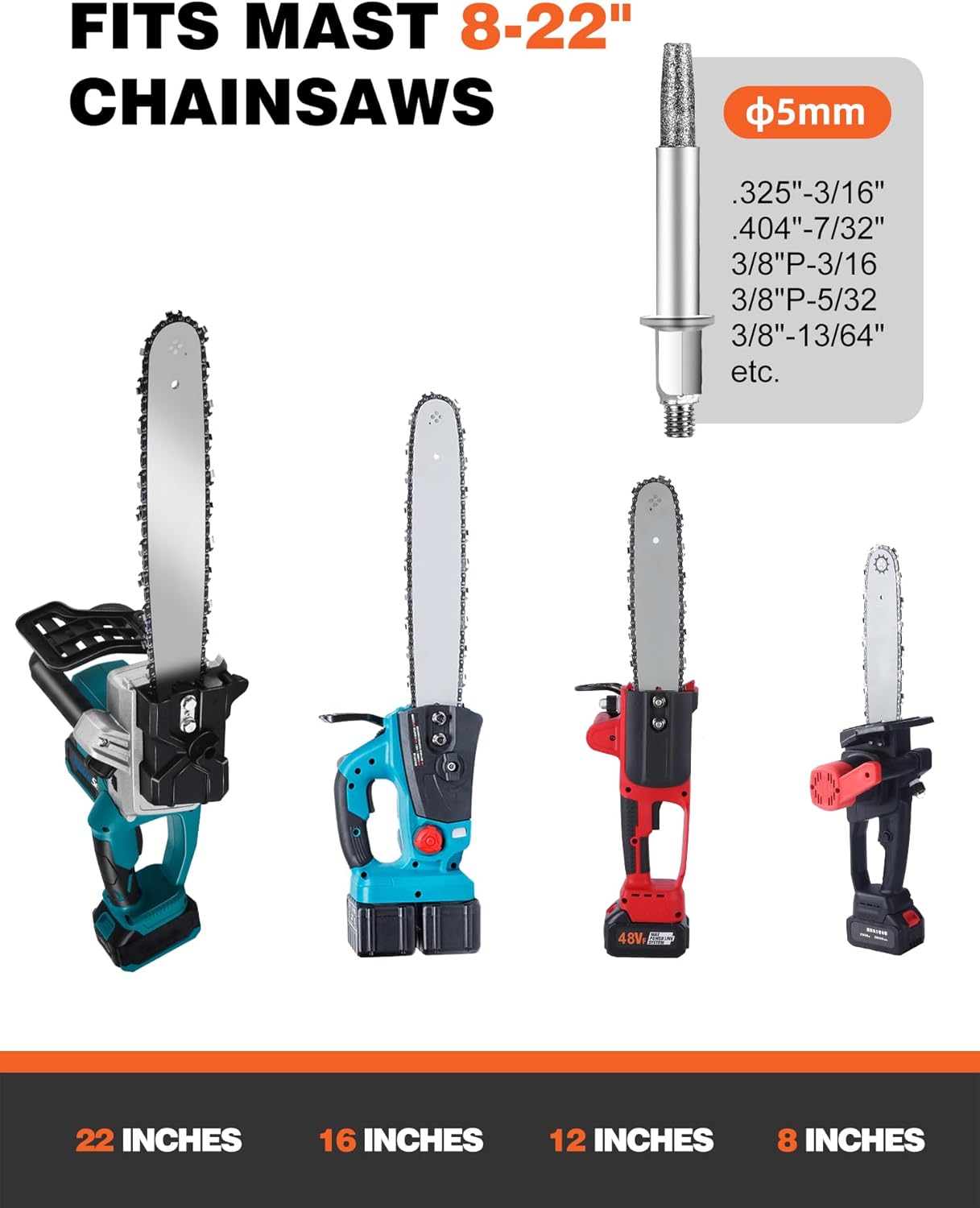 Multipurpose Portable Chain Saw Blade Sharpener