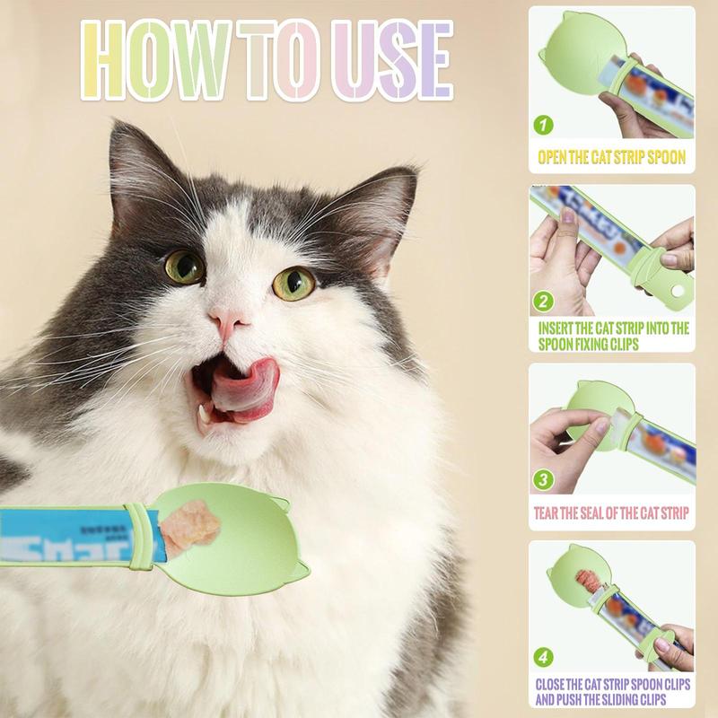 Cat Treat Squeeze Feeding Spoon