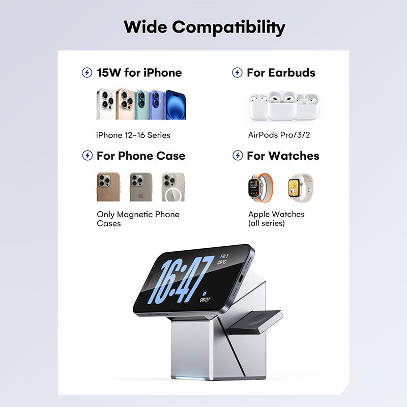 3 in 1 Charging Station for Apple