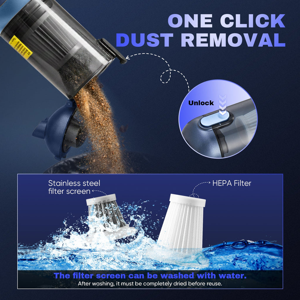 4 in 1 Handheld Car Vacuum