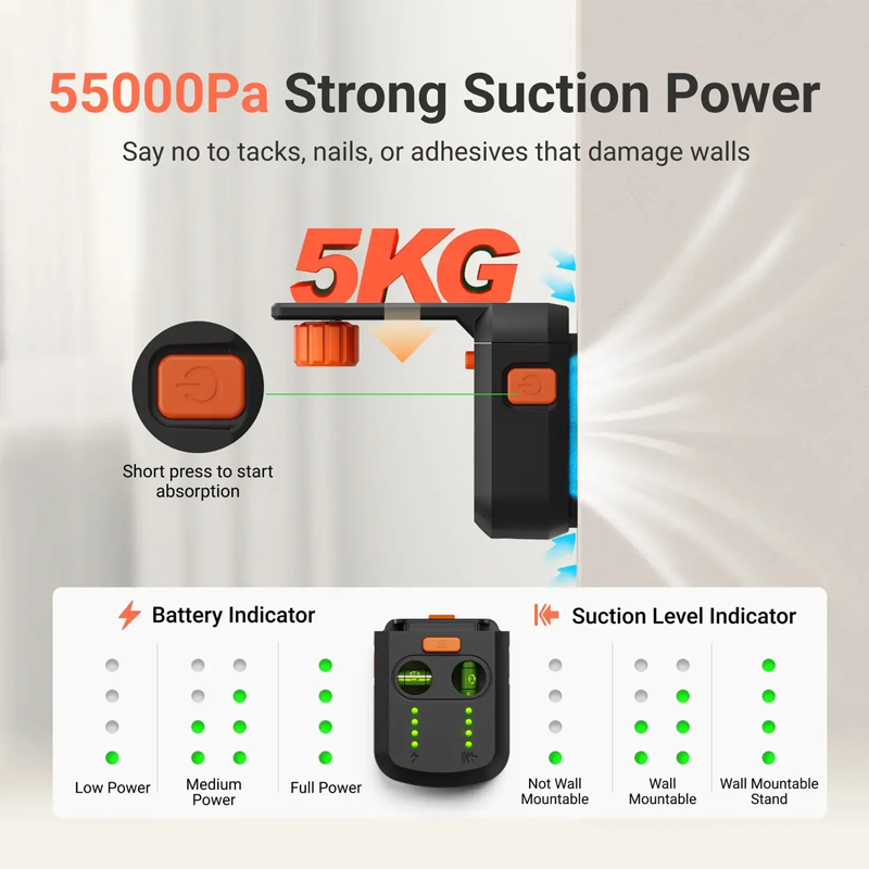 ® 3-in-1 Laser Level Tool with Drill Dust Collector