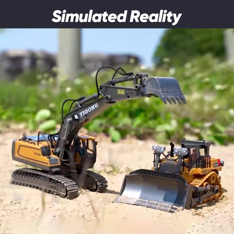 Remote Control Excavator Construction Toys