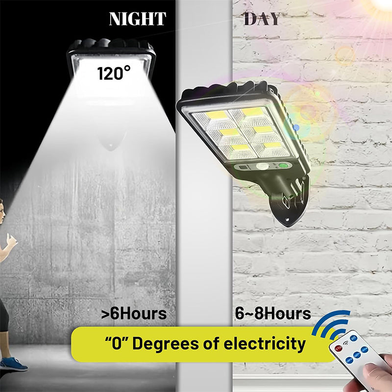 Solar Street Lights Outdoor Security Set