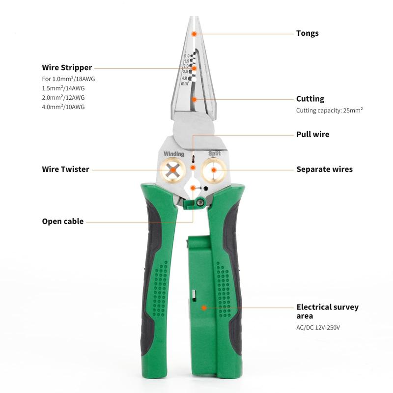 8-in-1 Wire Stripper Twister