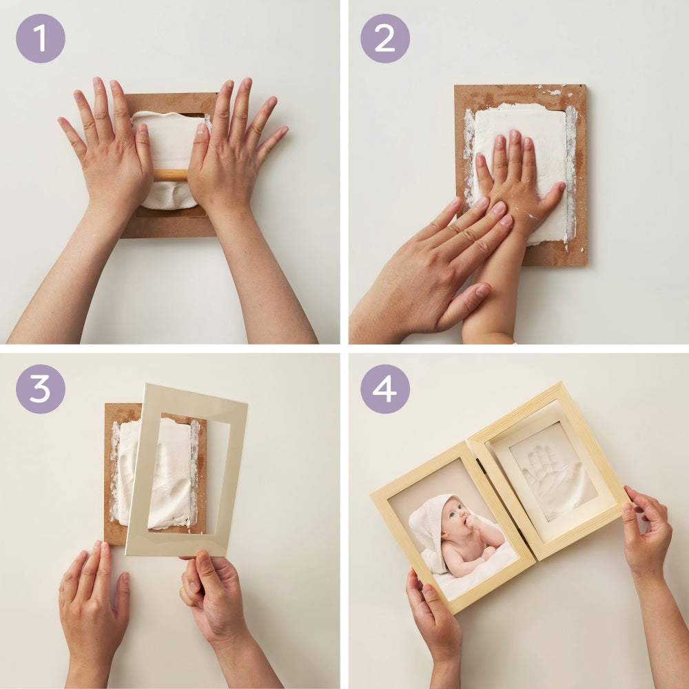 Baby Handprint Footprint Frame Kit