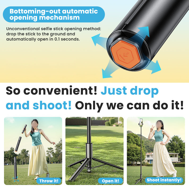 Automatic Magnetic Selfie Tripod Stand