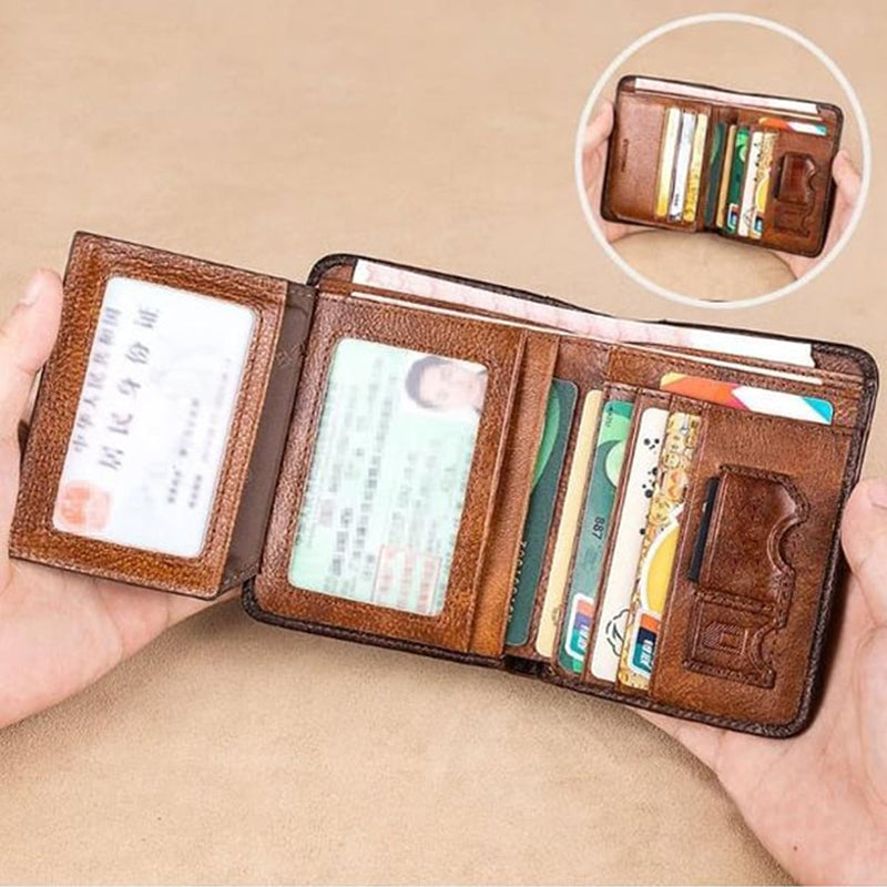 Genuine Leather Slim Wallet