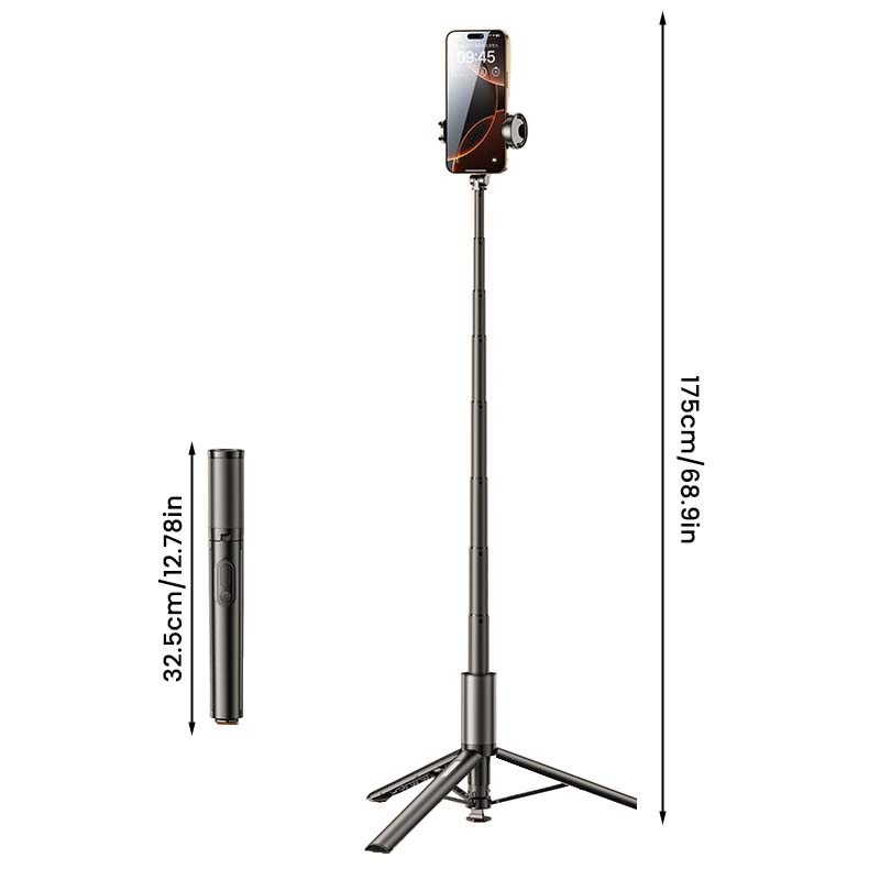 Automatic Magnetic Selfie Tripod Stand