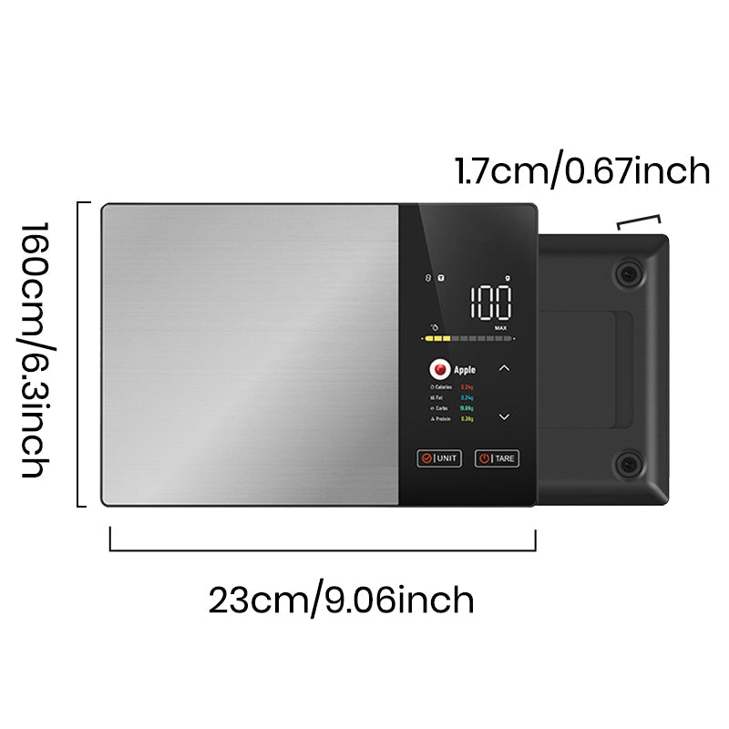 Digital Kitchen Scale with Nutrition Tracking