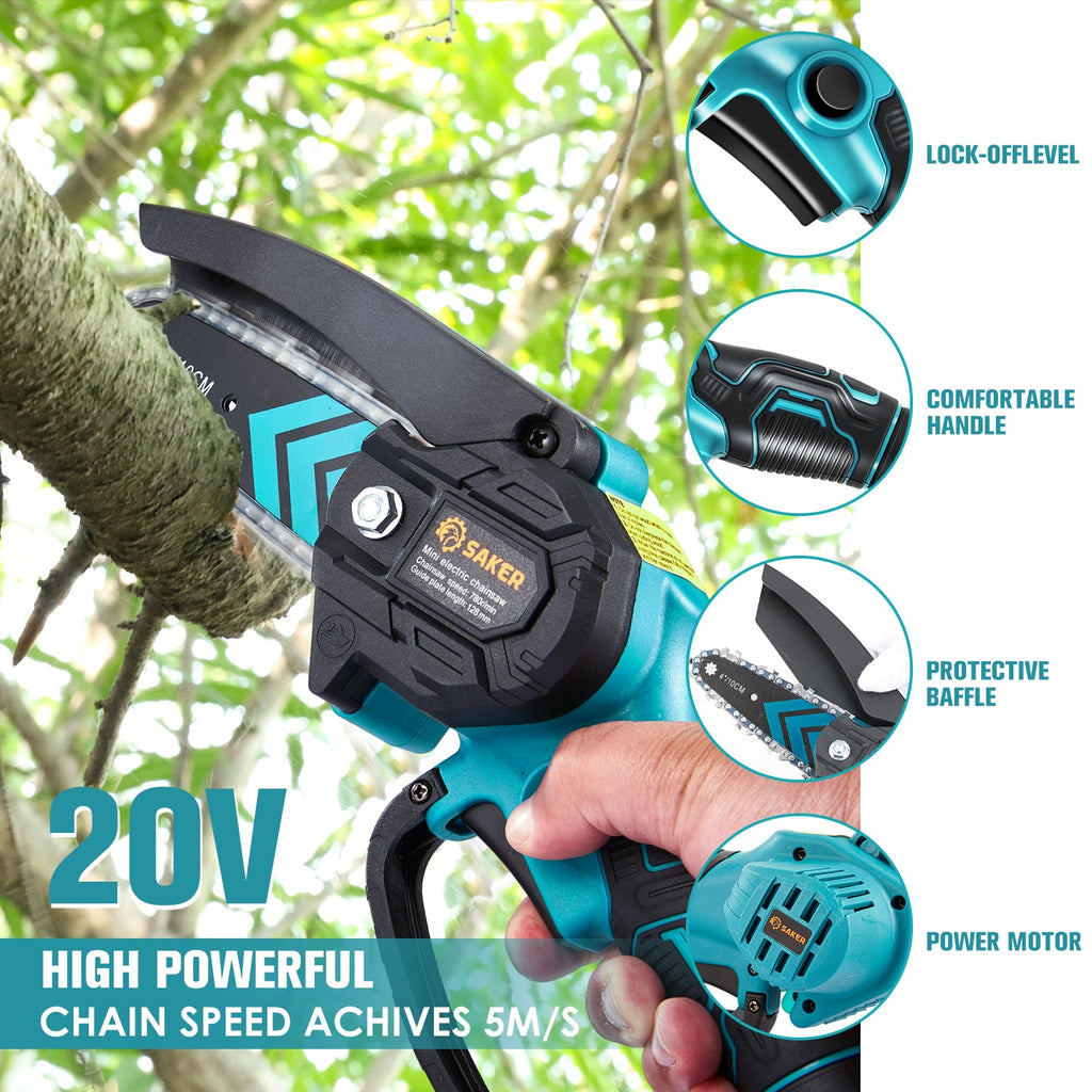 Mini Chainsaw Accessories - 4 Inch Guide Bar