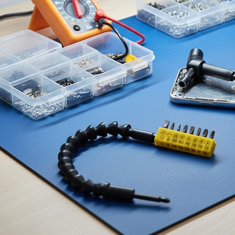 17Pcs Flexible Right Angle Drill Attachment