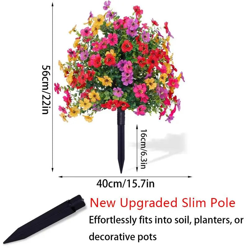 Artificial Faux Flowers Garden Decoration