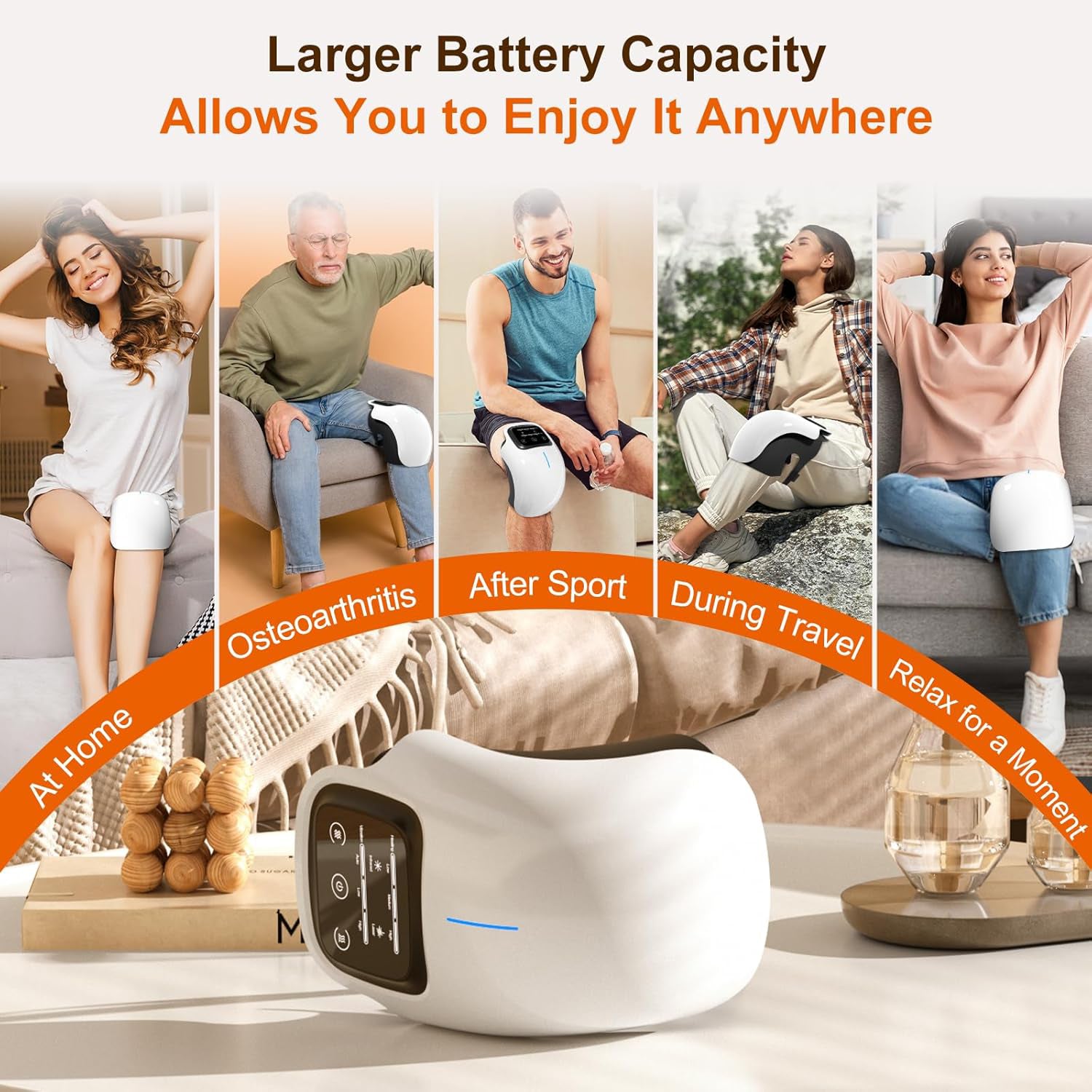Knee Massager With Heat And Vibration