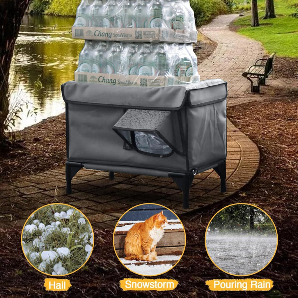 Premium Heated Cat House