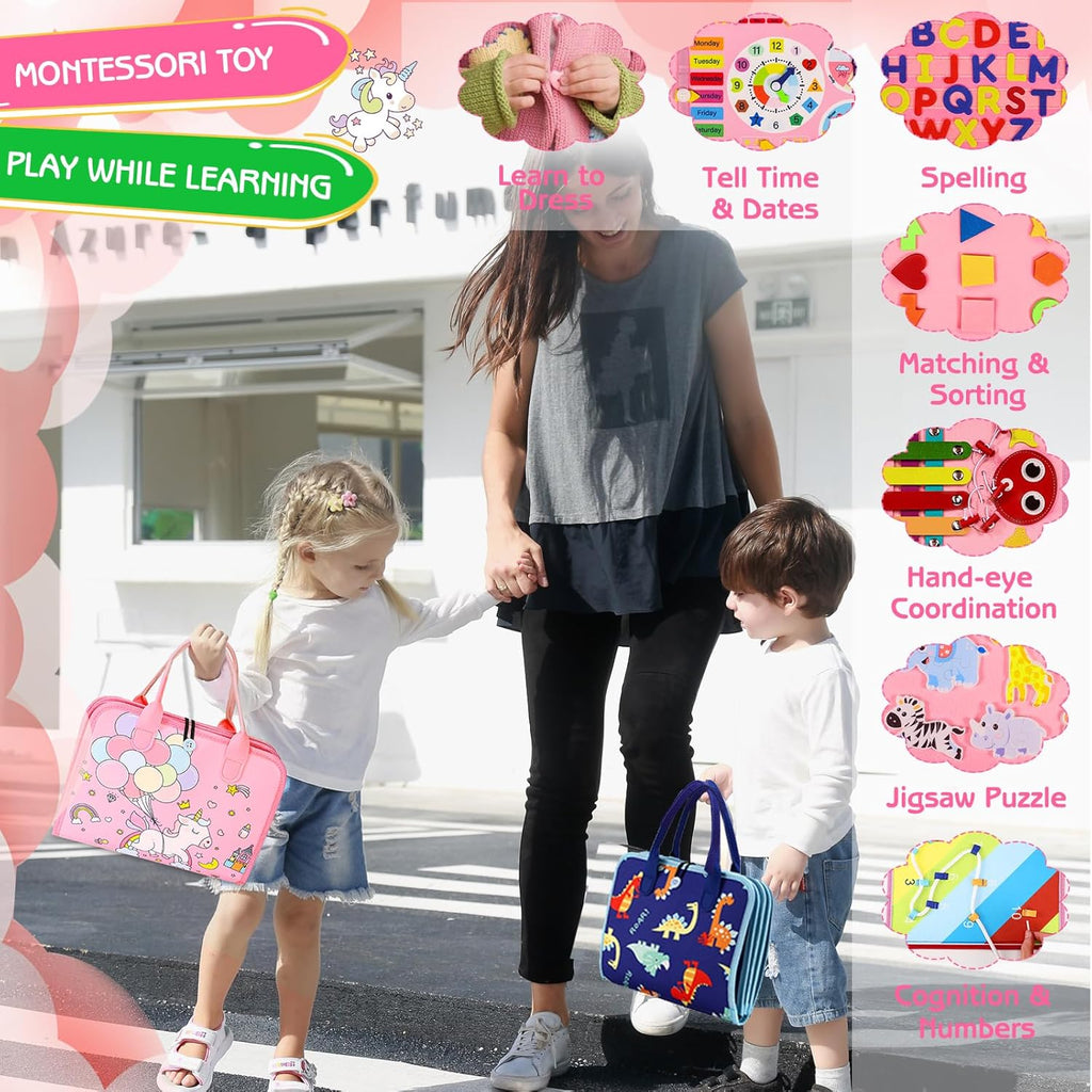 Toddler Montessori Busy Board