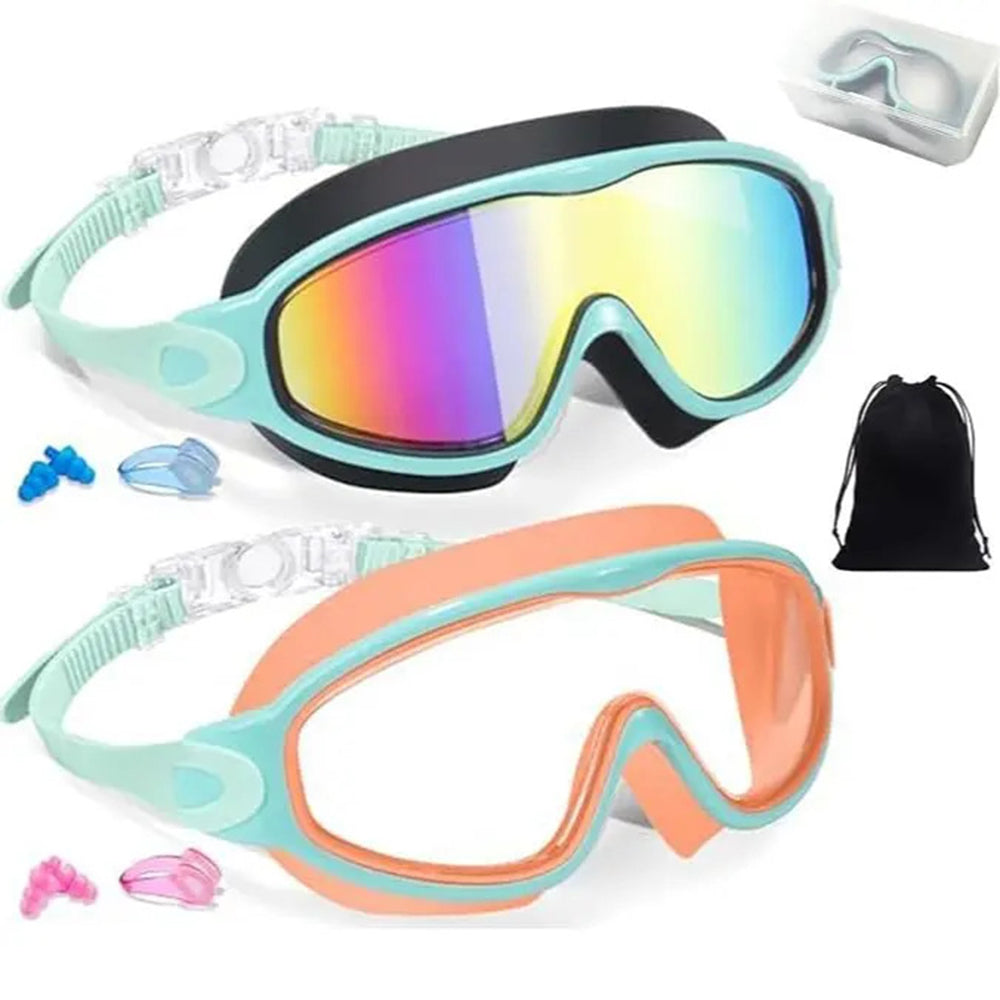 Kids Swimming Goggles Set