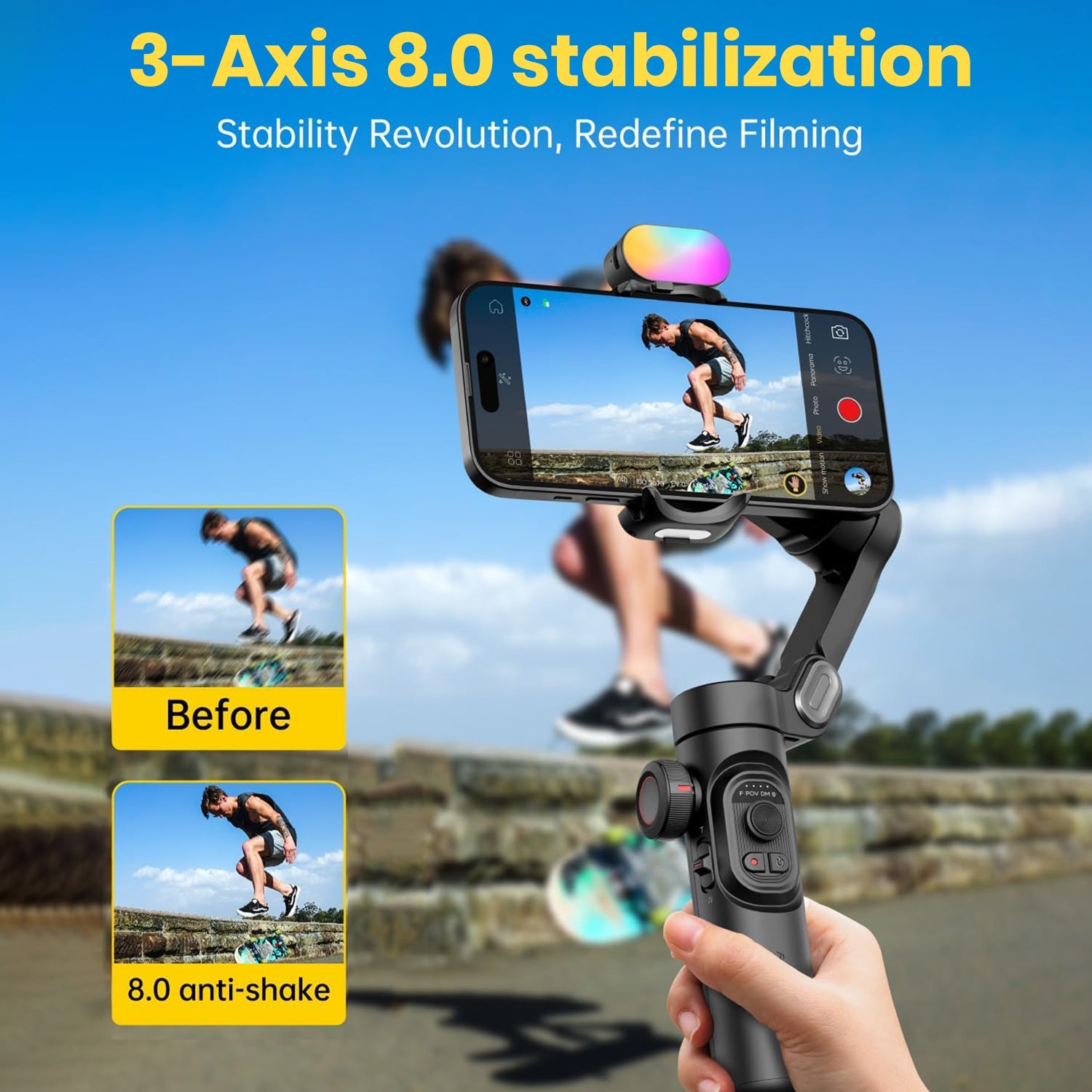 Auto Face Tracking Tripod Stand