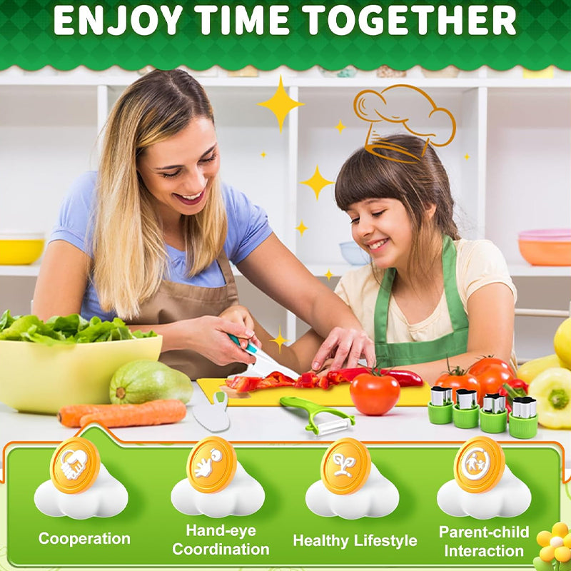 Kids Safe Montessori Kitchen Tool Set