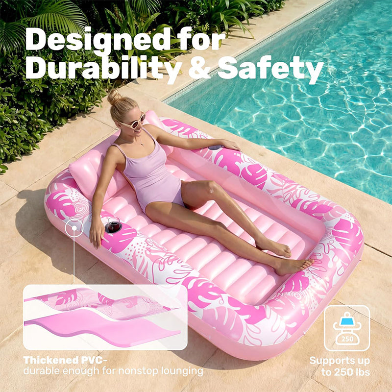 Extra Large Inflatable Sunbathing Pool Lounger