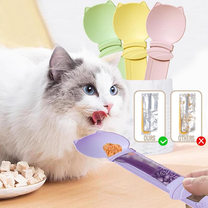 Cat Treat Squeeze Feeding Spoon