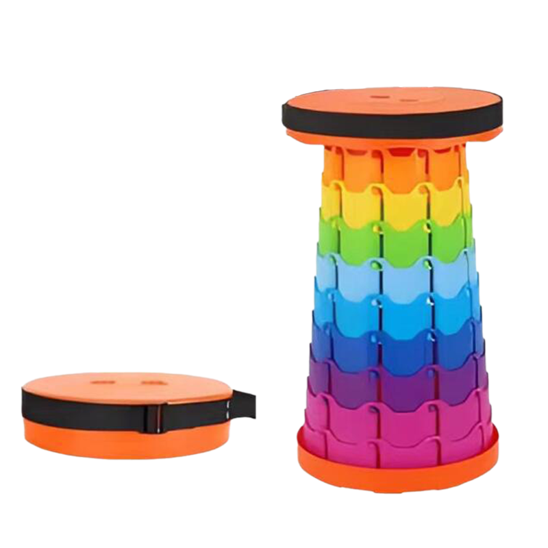 Upgraded Portable Collapsible Telescopic Stool