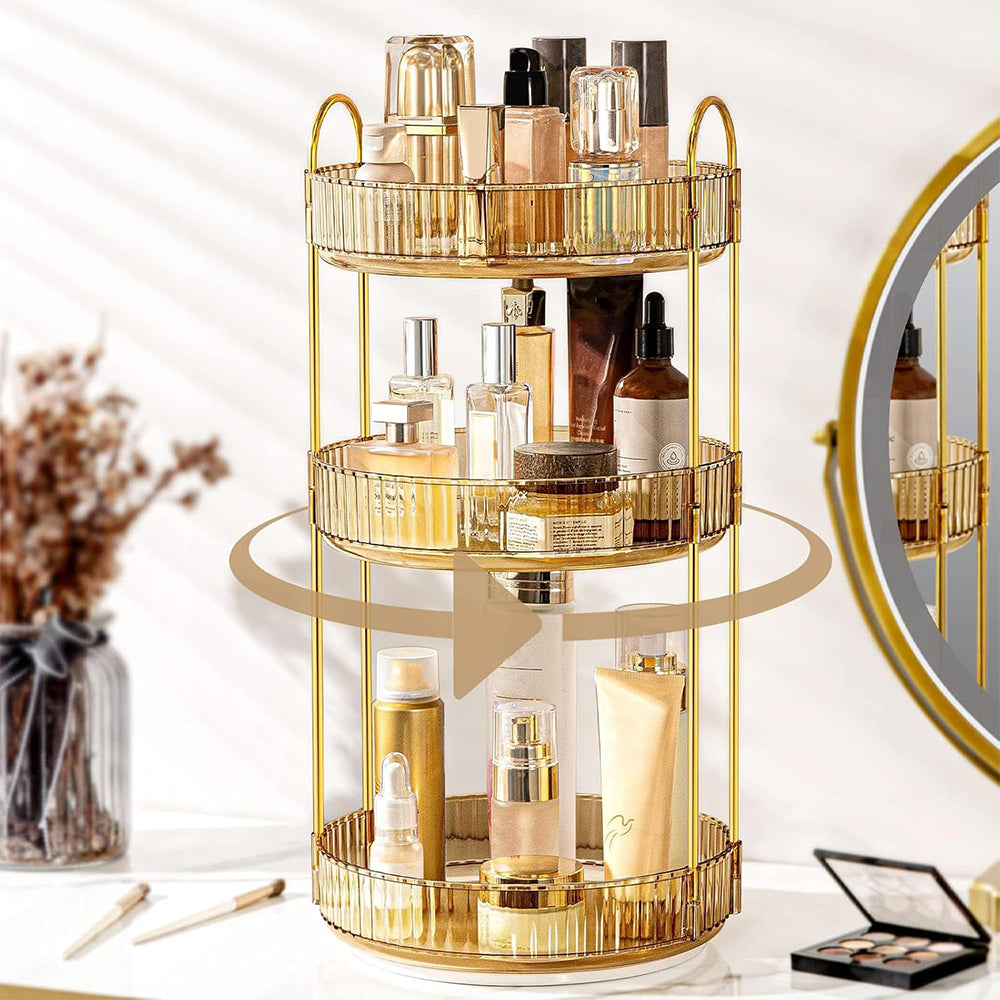 360 Rotating Makeup Organizer Stand