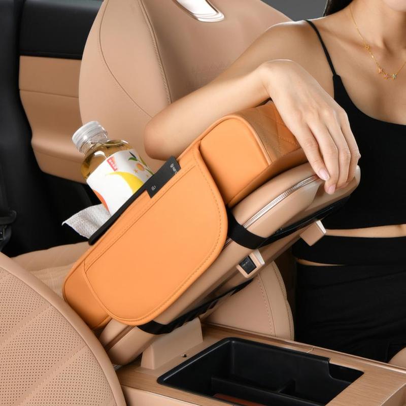 Multifunctional car armrest box pad