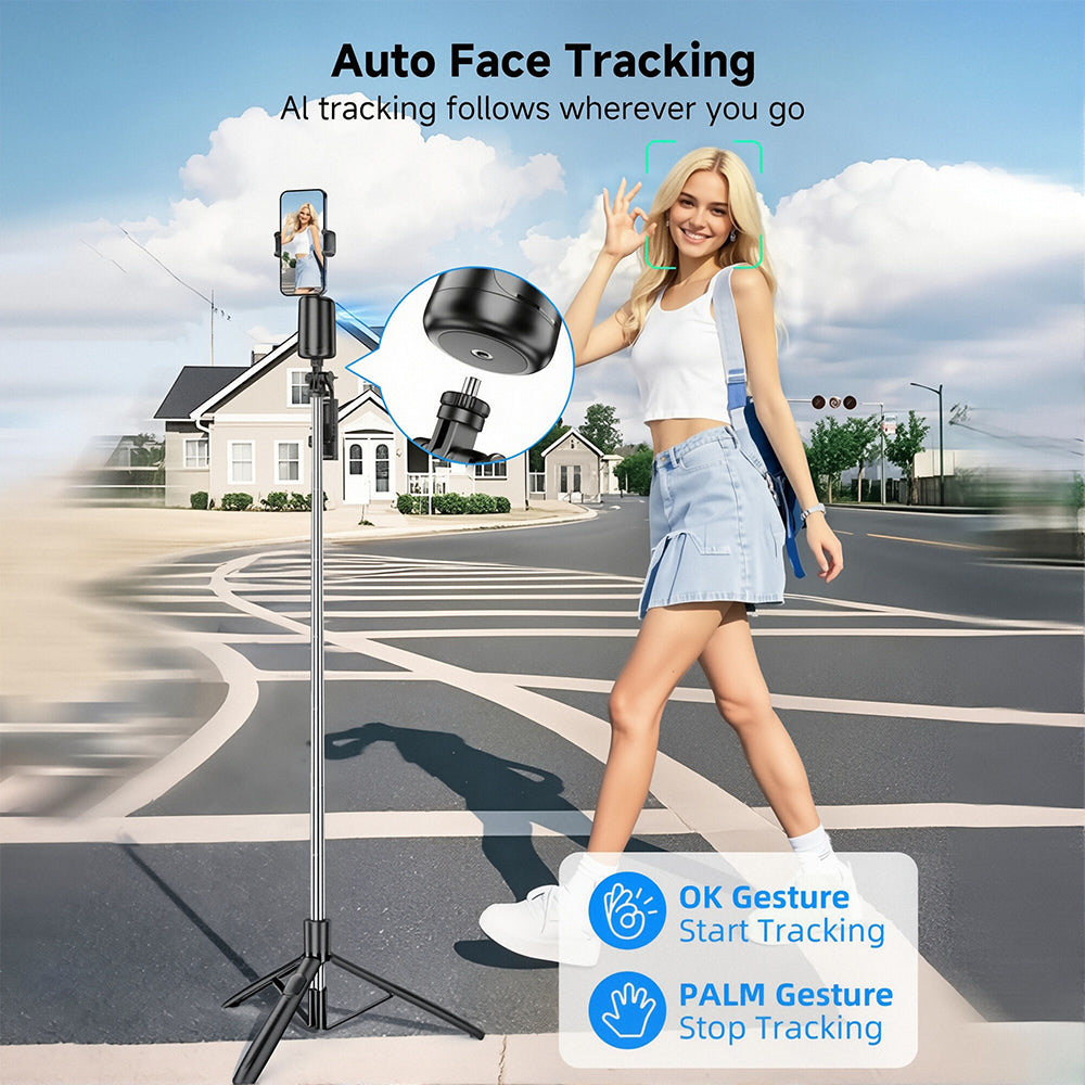 Ai-Powered Fully Automatic Tracking Phone Gimbal