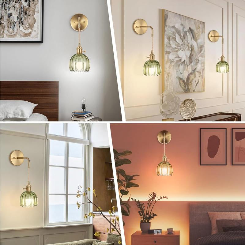 Battery-Powered RGB Wall Sconce Set