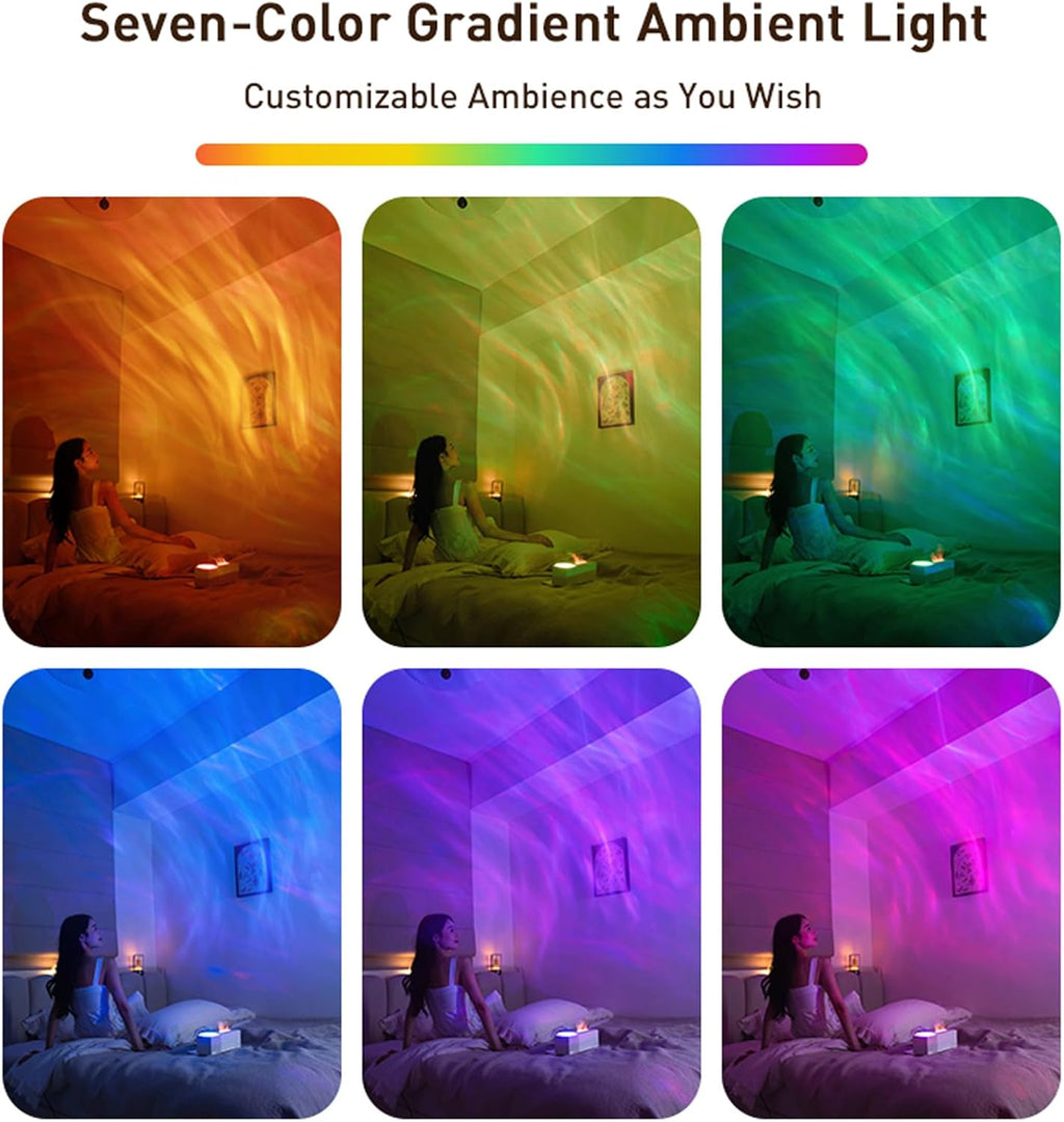 Flame Aroma Diffuser With Projection