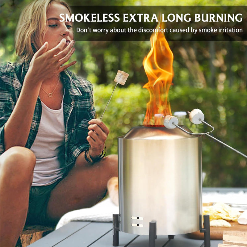 Tabletop Stainless Steel Fire Pit