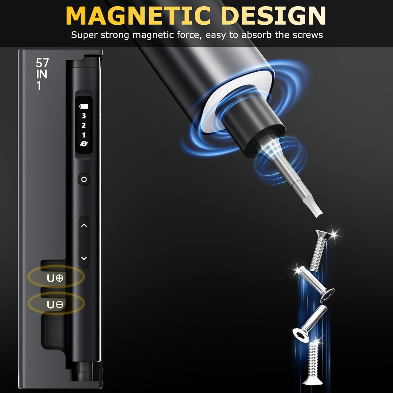 57-in-1 Magnetic Bits Precision Screwdriver Set