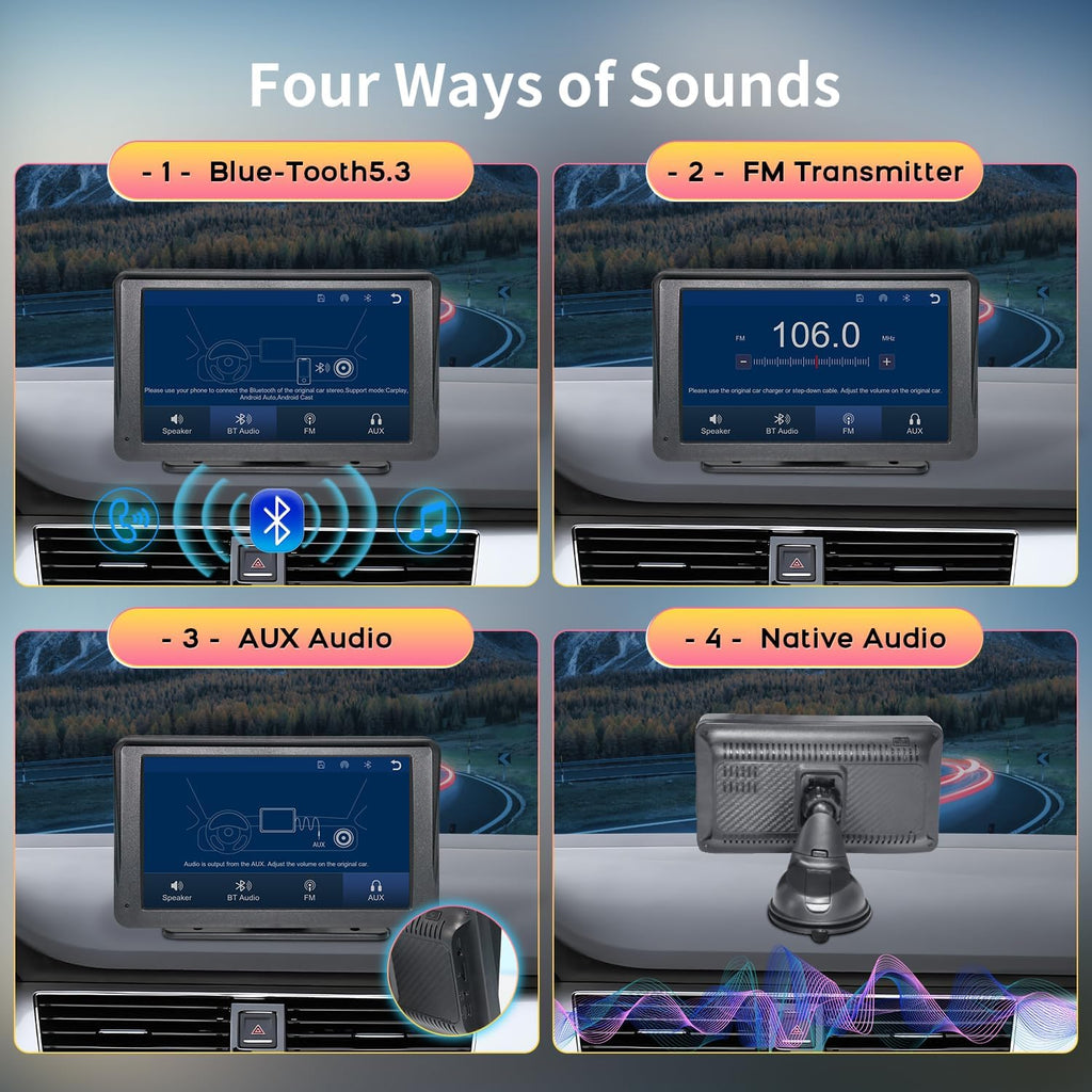 Compatible Wireless CarPlay Screen