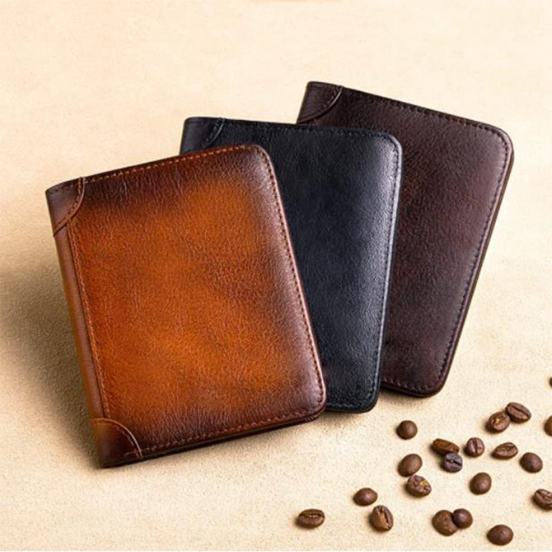 Genuine Leather Slim Wallet