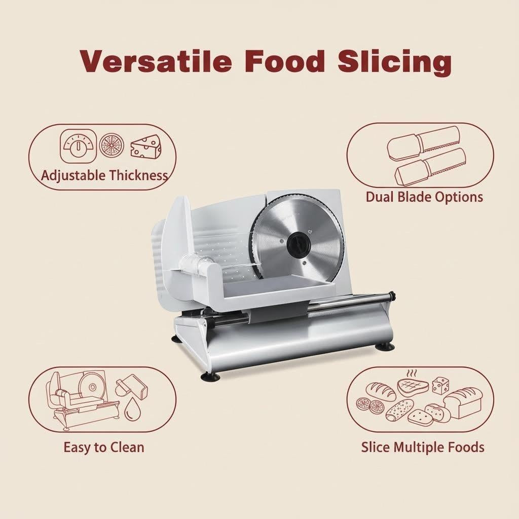Electric Meat Slicer Machine