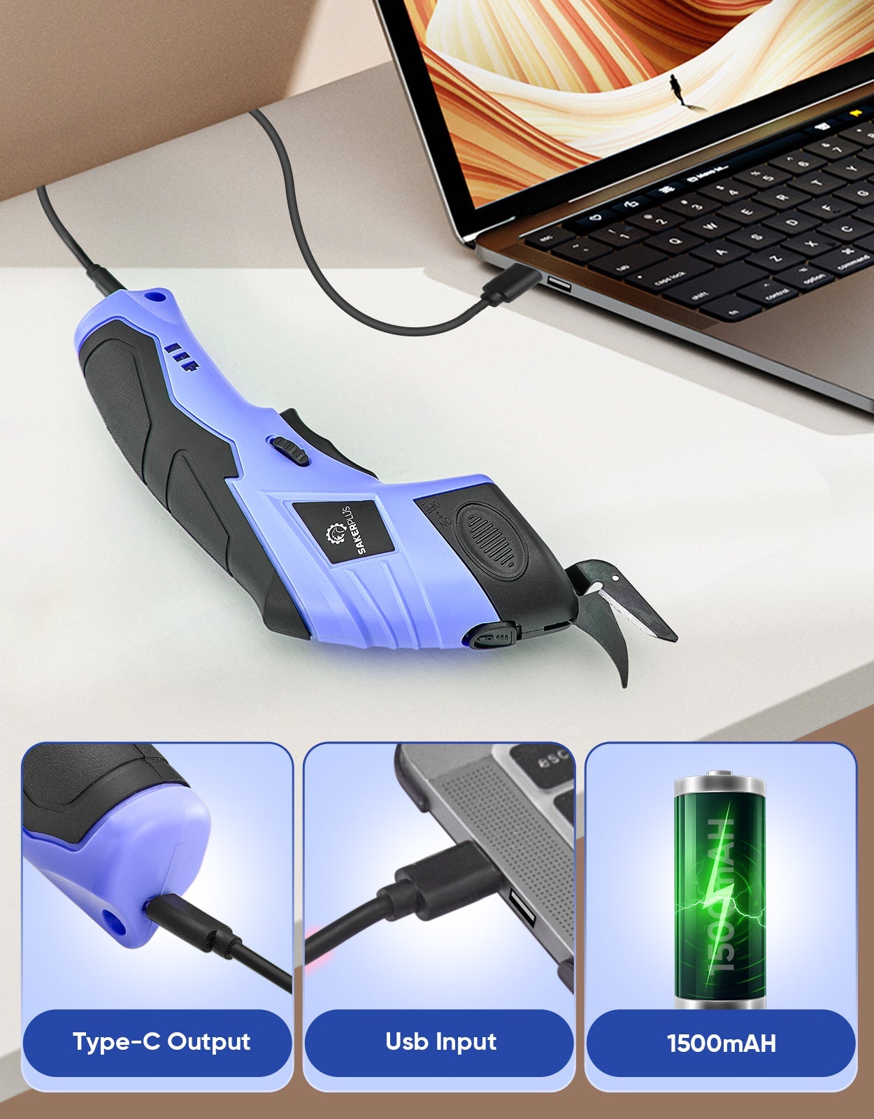 Cordless Electric Scissors