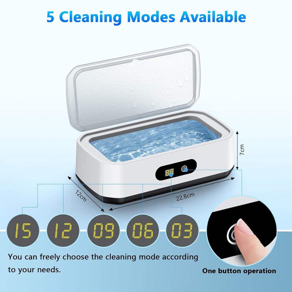 Large Capacity Ultrasonic Jewelry Cleaner