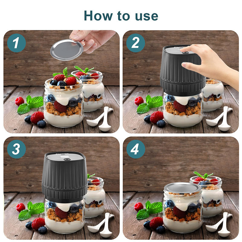 Electric Mason Jar Vacuum Sealer Kit