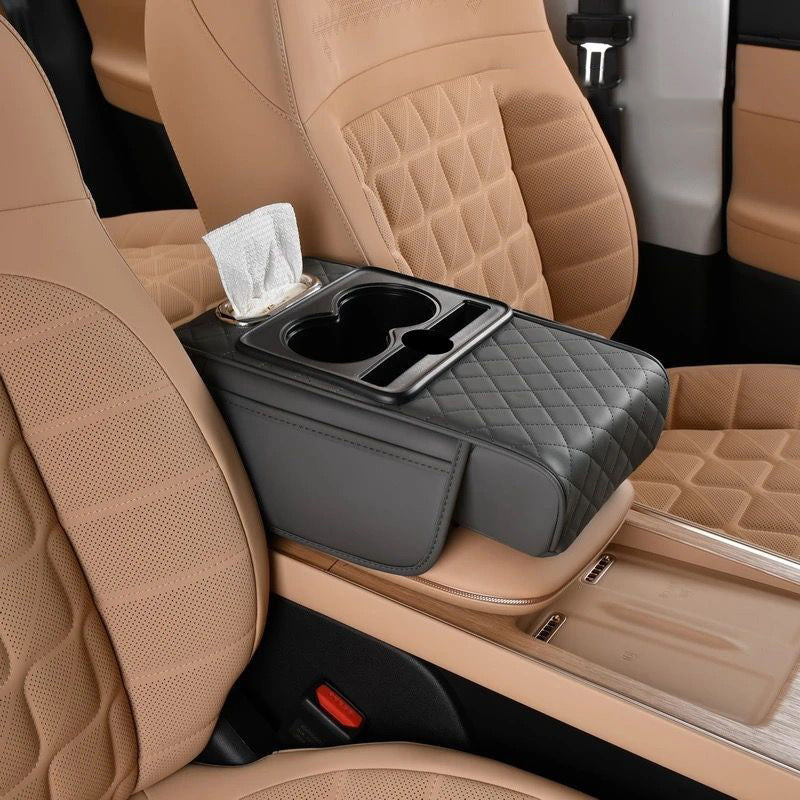 Multifunctional car armrest box pad