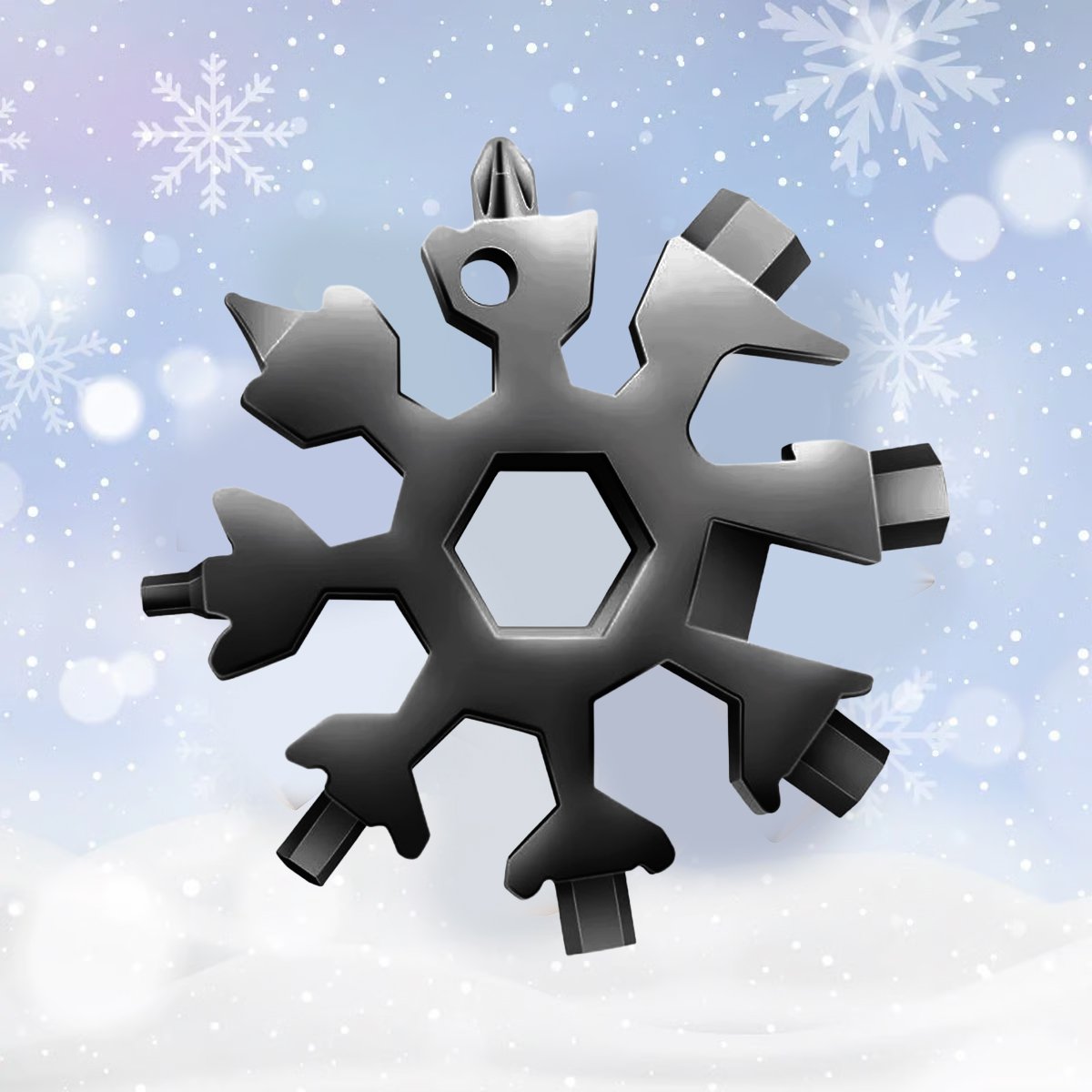 18-in-1 Stainless Steel Snowflakes Multi-tool